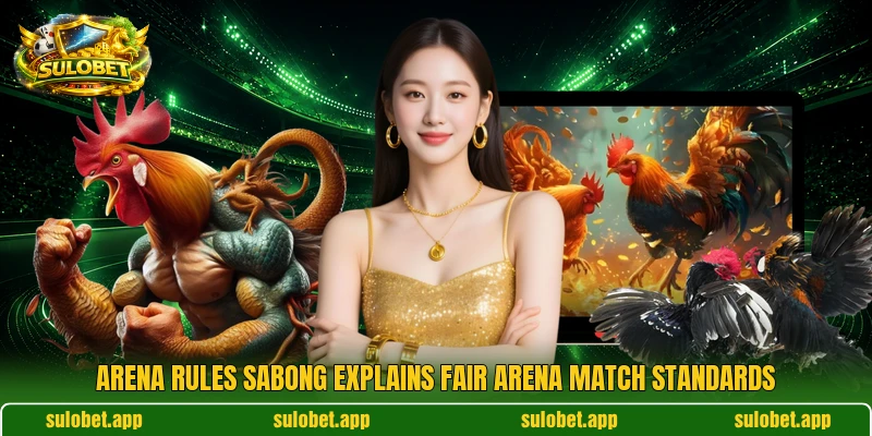 Arena rules sabong explains fair arena match standards