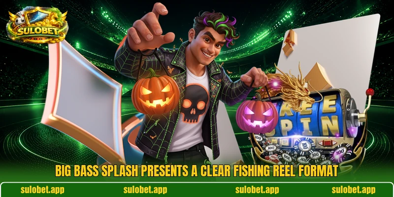 Big Bass Splash presents a clear fishing reel format