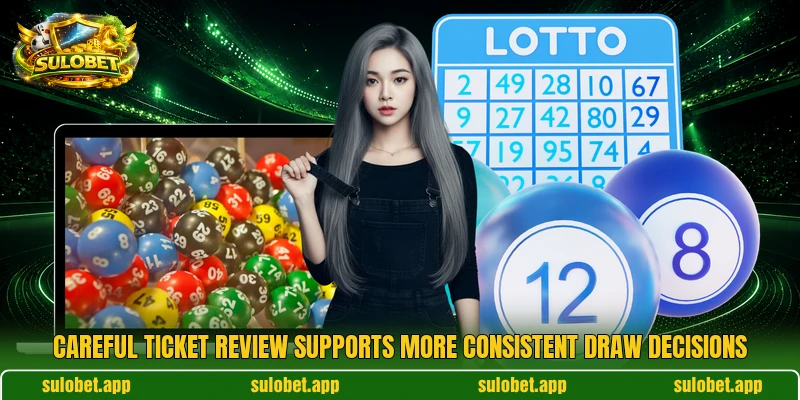 Careful ticket review supports more consistent draw decisions