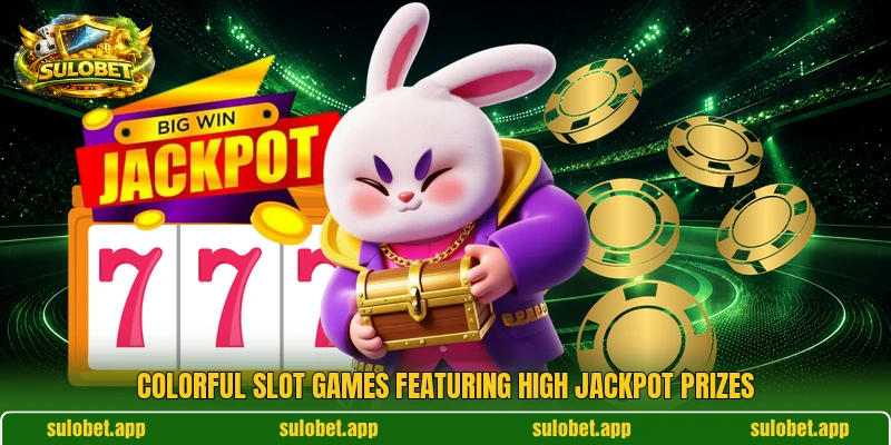 Colorful slot games featuring high jackpot prizes