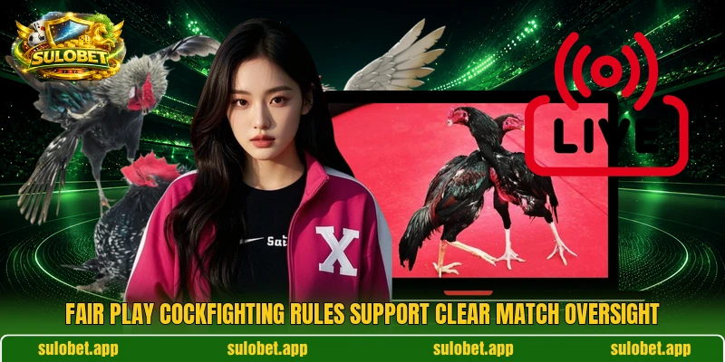 Fair play cockfighting rules support clear match oversight