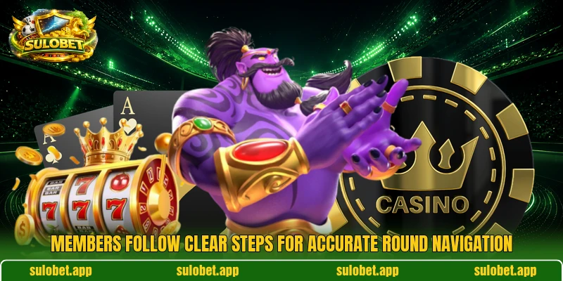 Members follow clear steps for accurate round navigation
