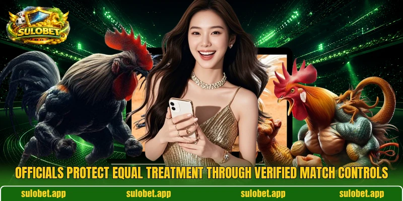 Officials protect equal treatment through verified match controls