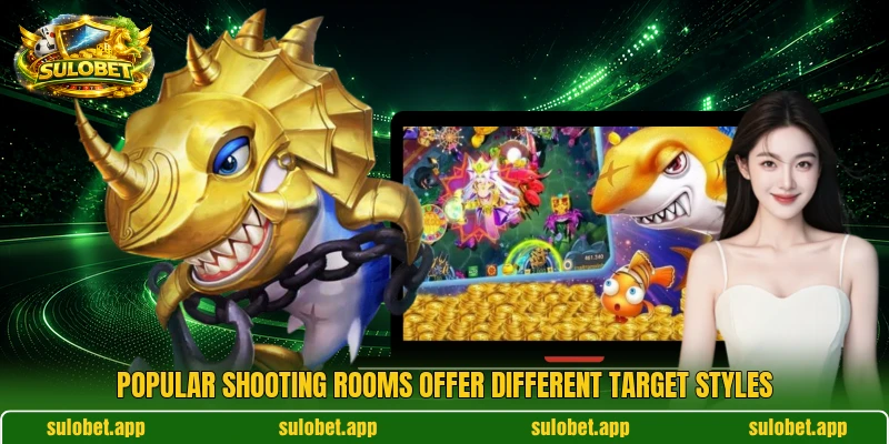 Popular shooting rooms offer different target styles