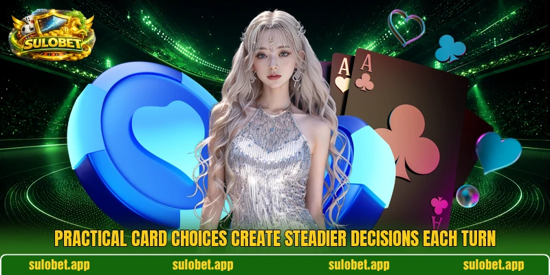 Practical card choices create steadier decisions each turn