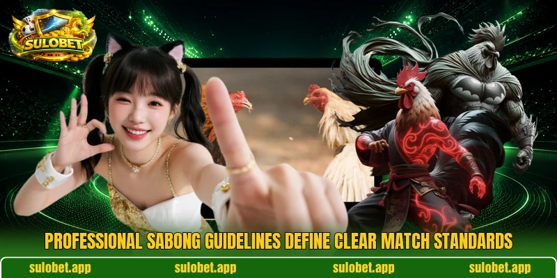 Professional sabong guidelines define clear match standards