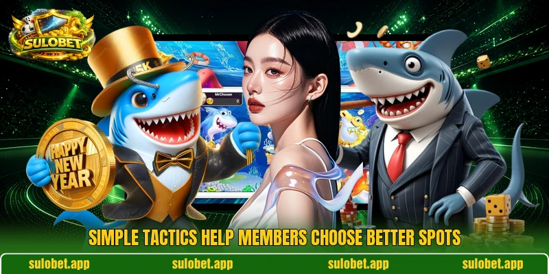 Simple tactics help members choose better spots Simple tactics help members choose better spots